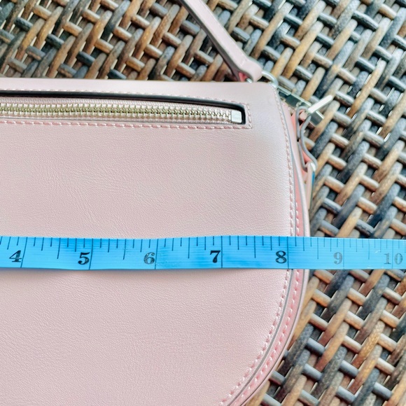 Rebecca Minkoff Leather Ballet Slipper Pink Astor Saddle Bag Crossbody - Picture 11 of 12